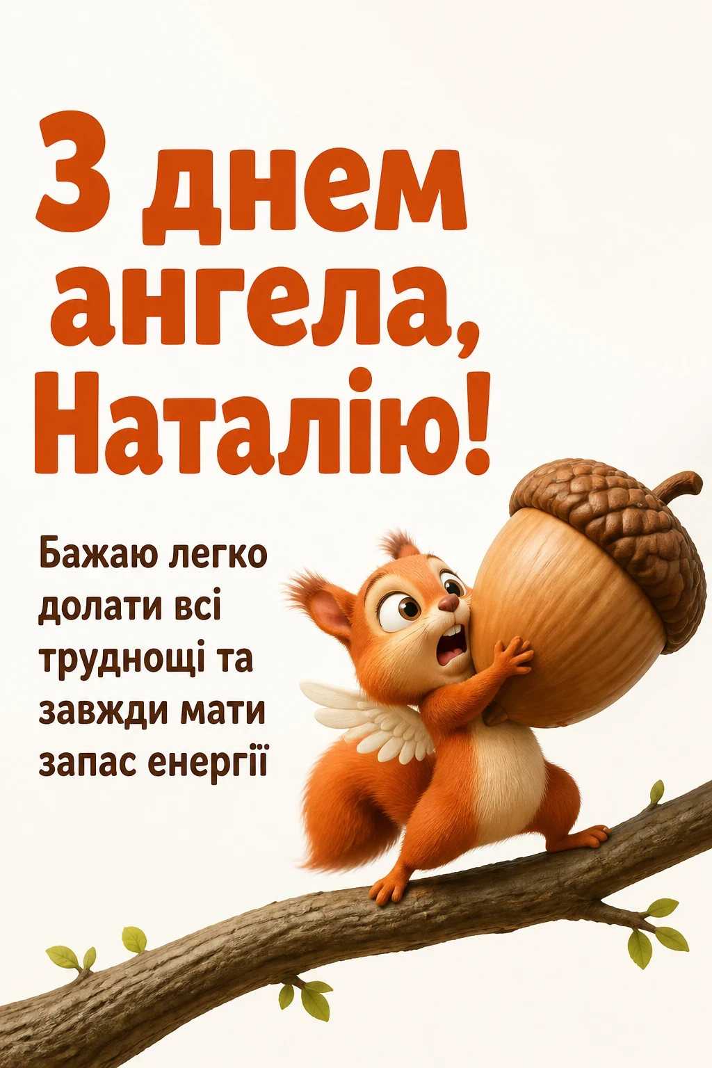 привітання з днем ангела наталії українською