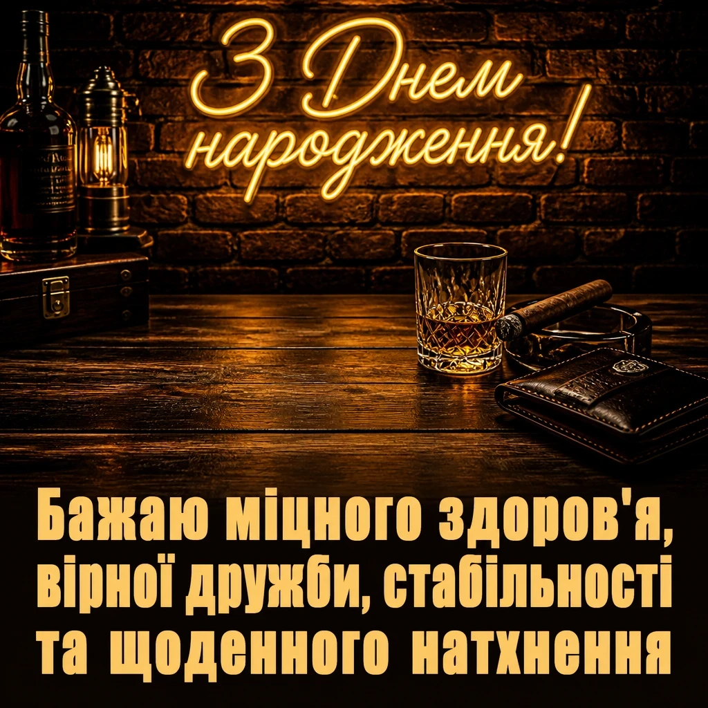 привітання другу з днем народження