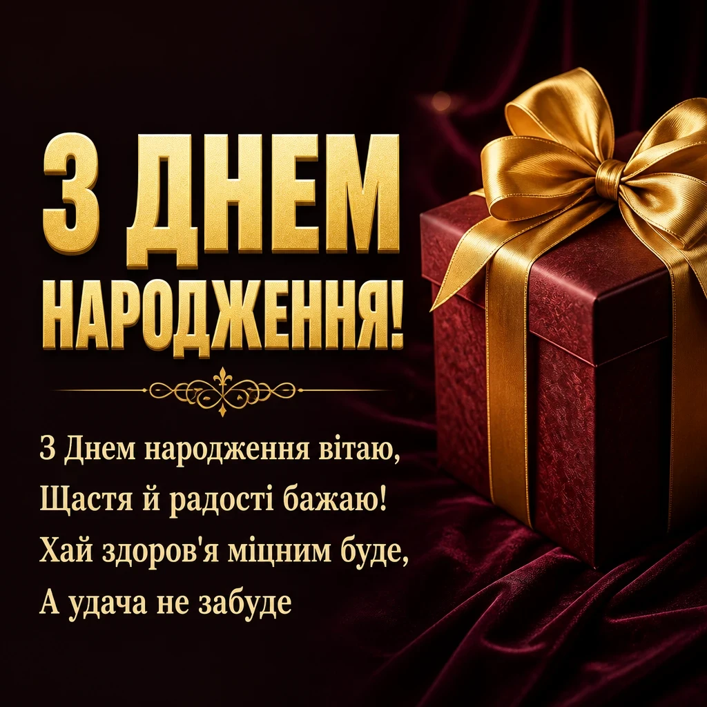 привітання другу з днем народження