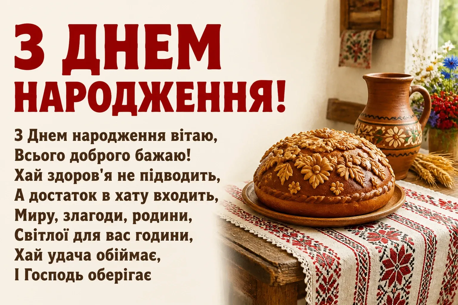 привітання другу з днем народження