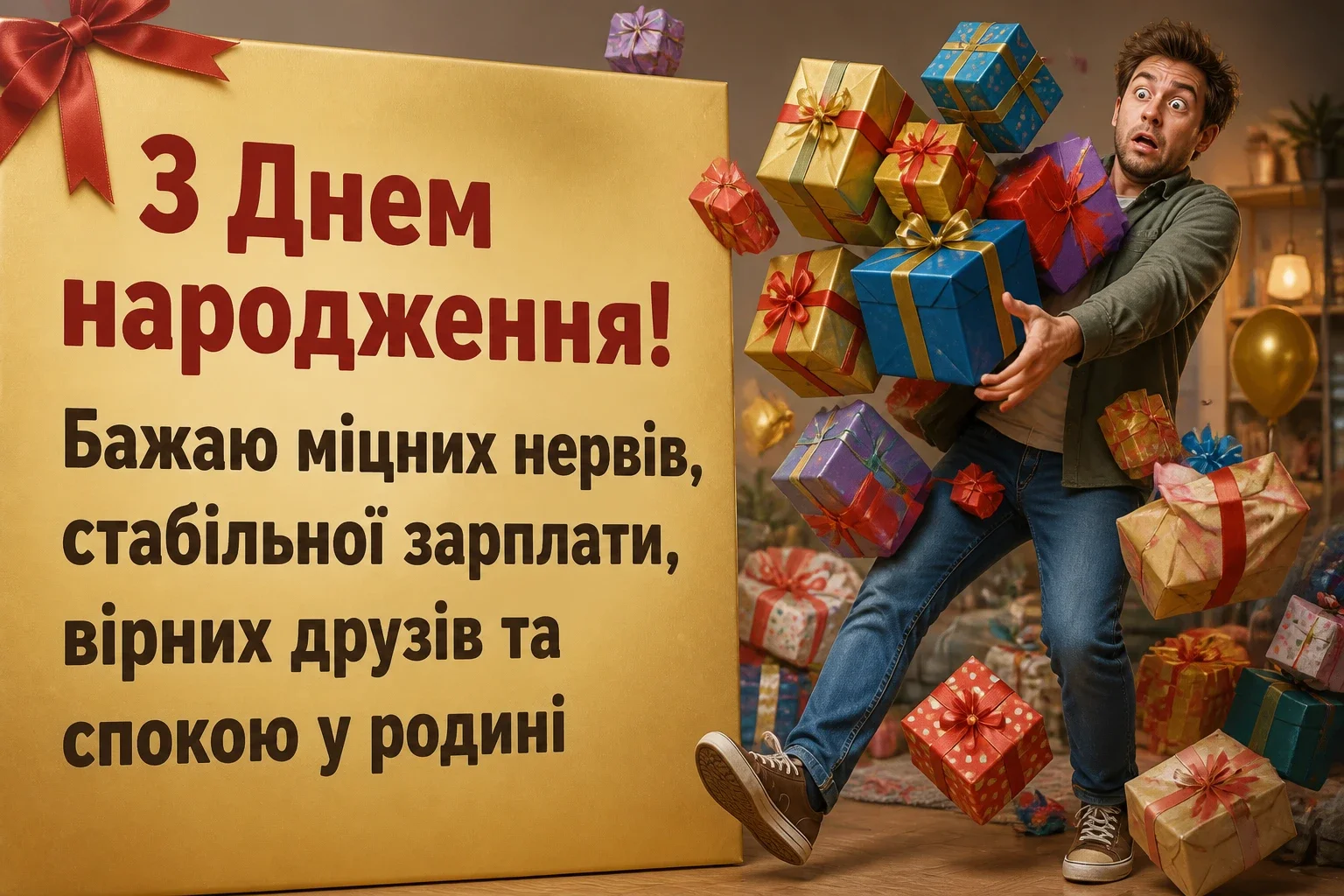 привітання другу з днем народження