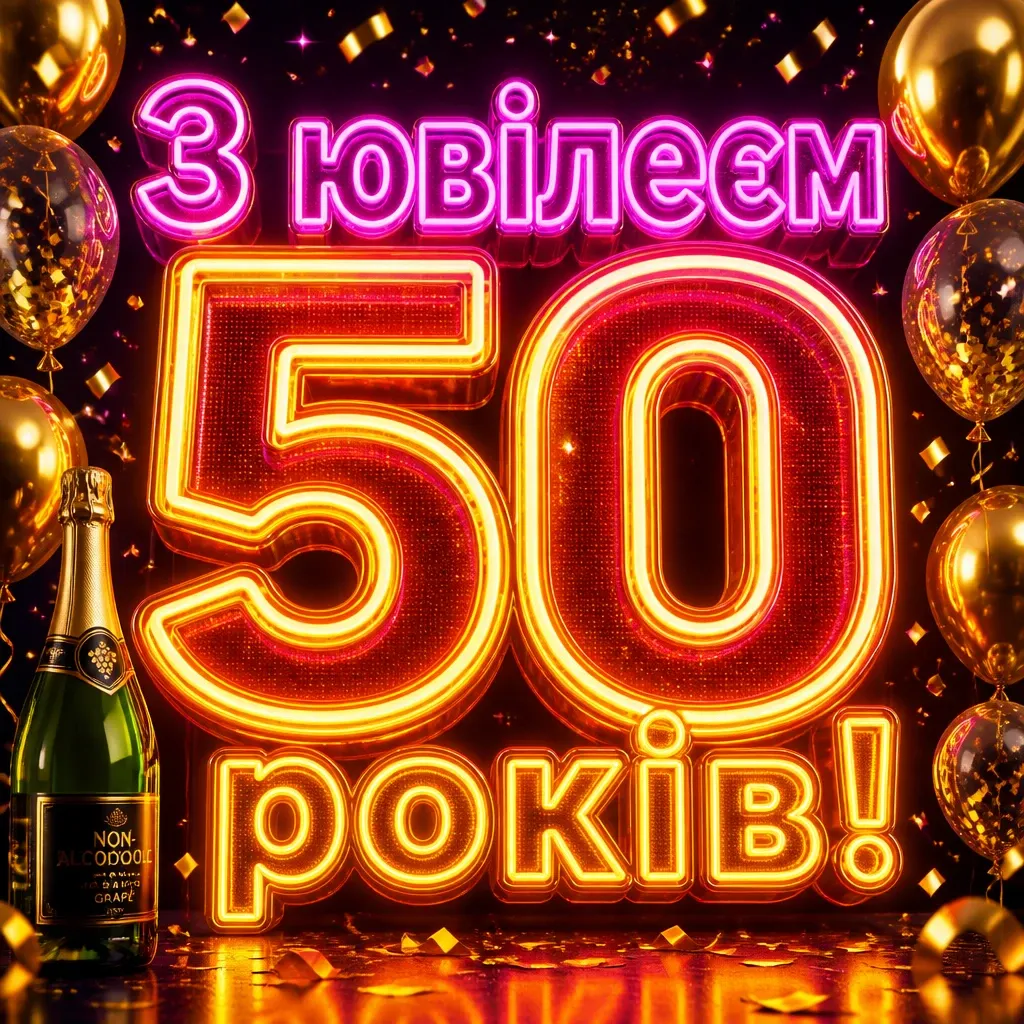 прикольні привітання вітальні листівки з ювілеєм 50 мужчині