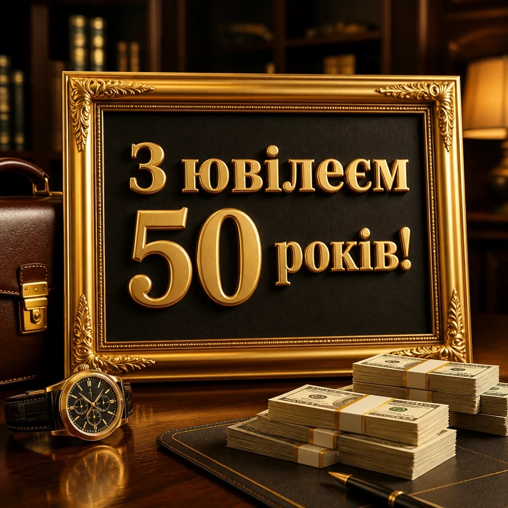 прикольні привітання вітальні листівки з ювілеєм 50 мужчині