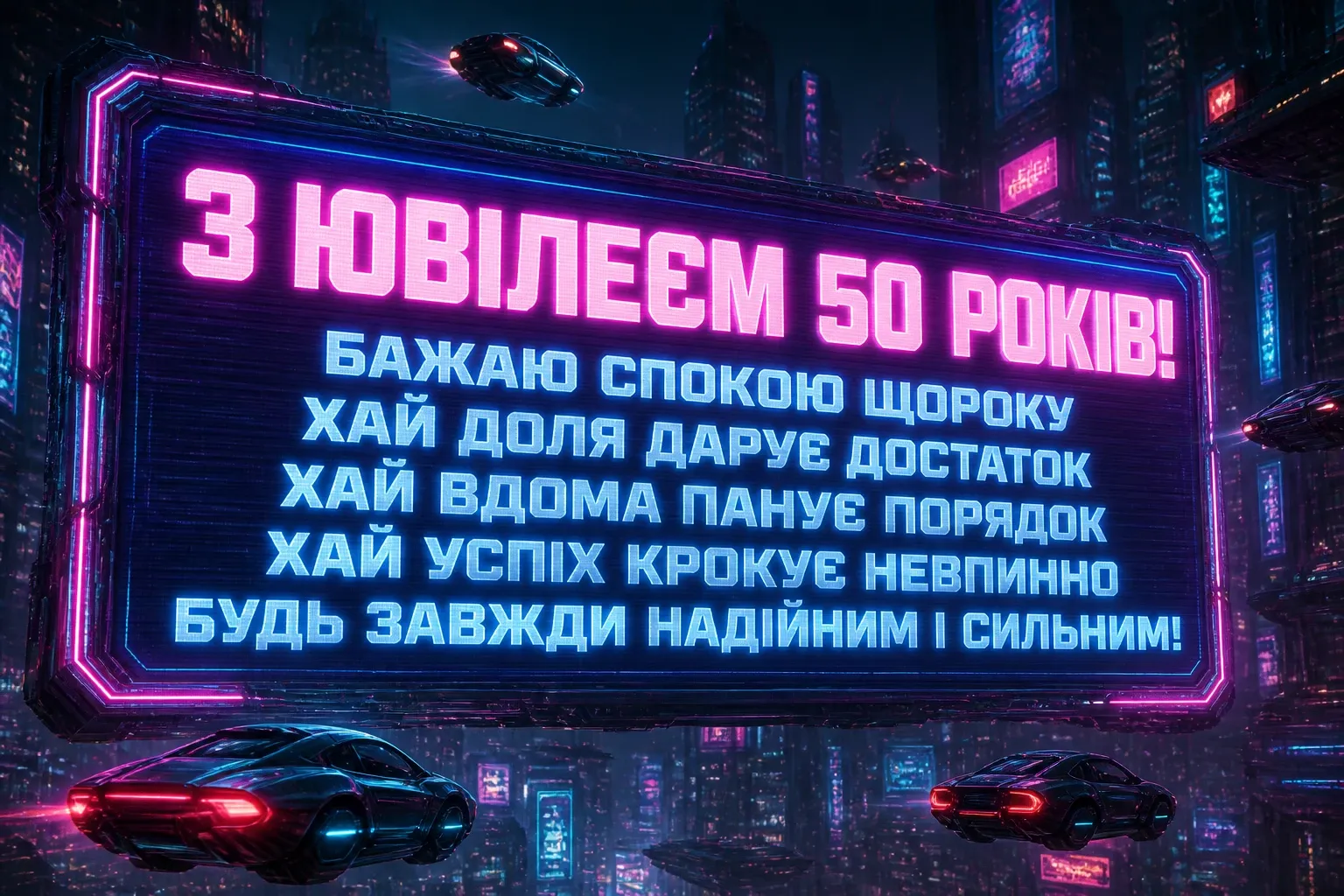 прикольні привітання вітальні листівки з ювілеєм 50 мужчині