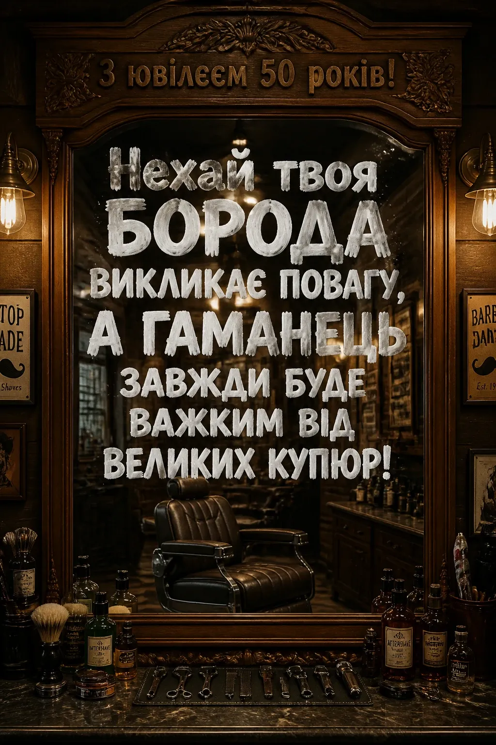 прикольні привітання вітальні листівки з ювілеєм 50 мужчині