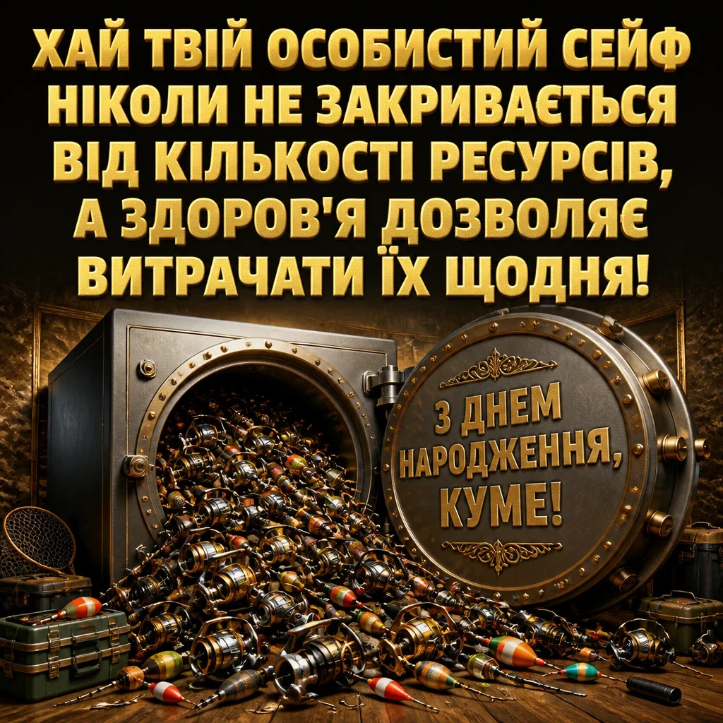 привітання кума з днем народження своїми словами