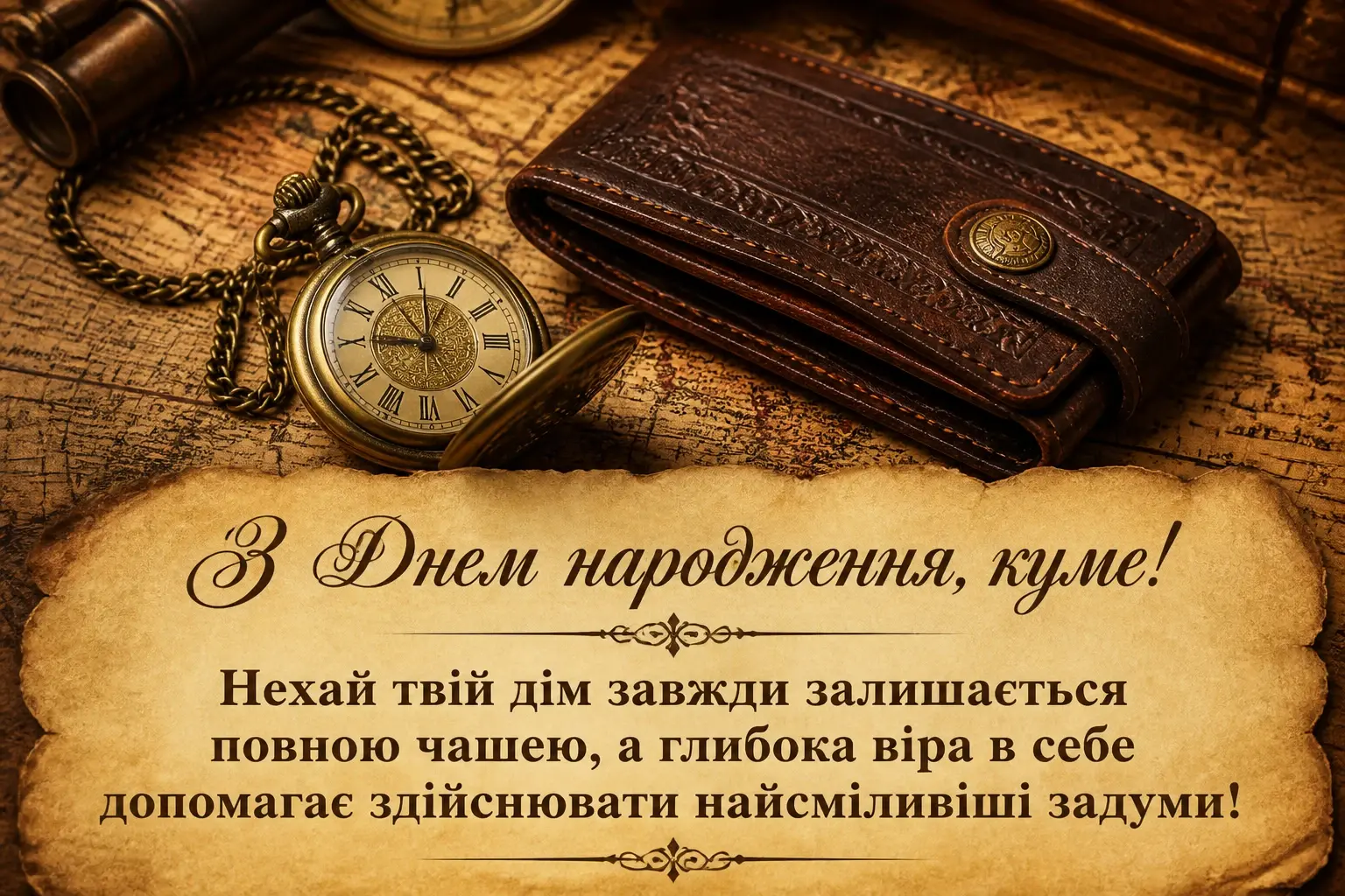 привітання кума з днем народження своїми словами