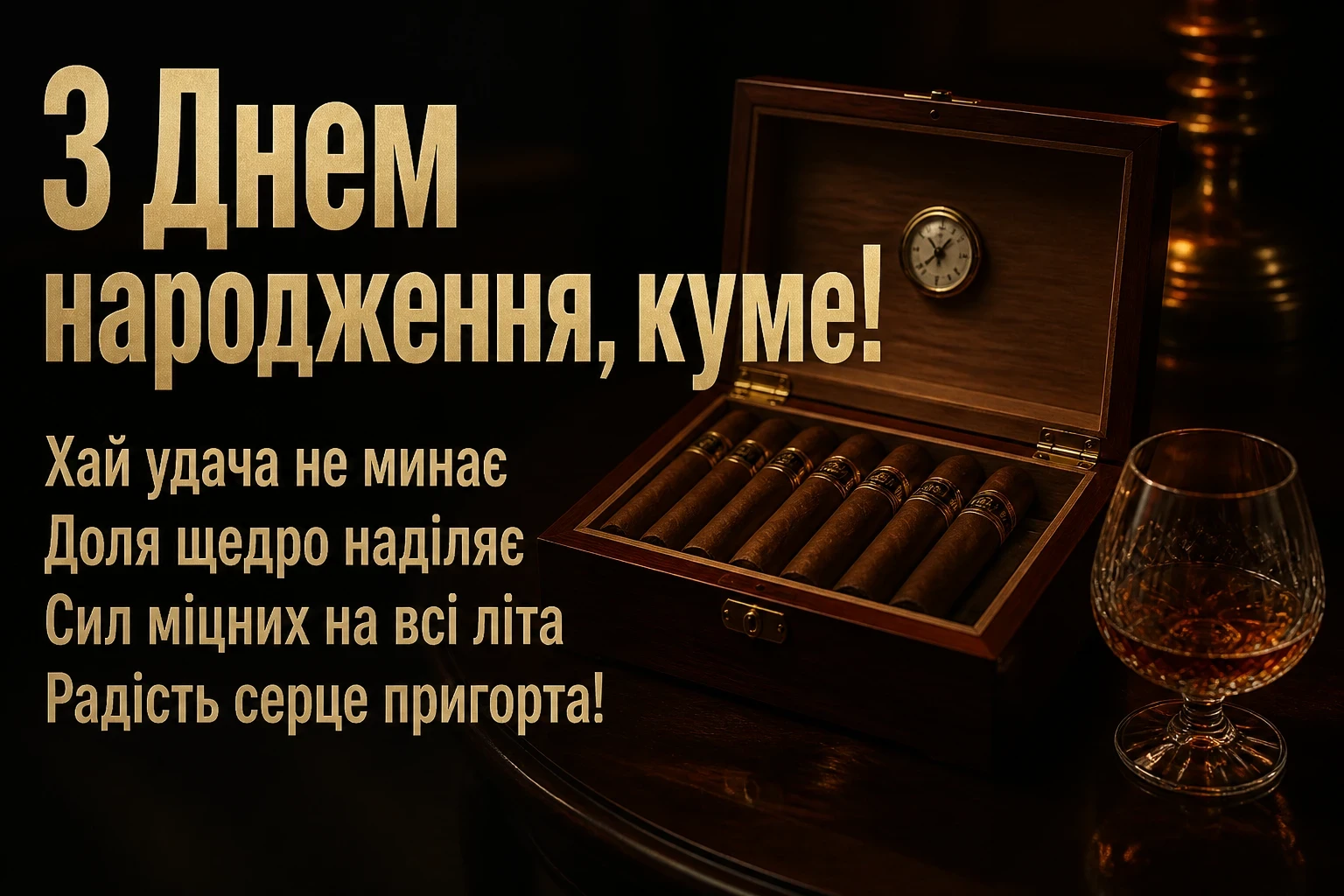 привітання кума з днем народження своїми словами