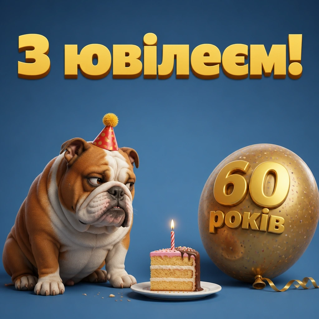 прикольні привітання з 60-річчям мужчині