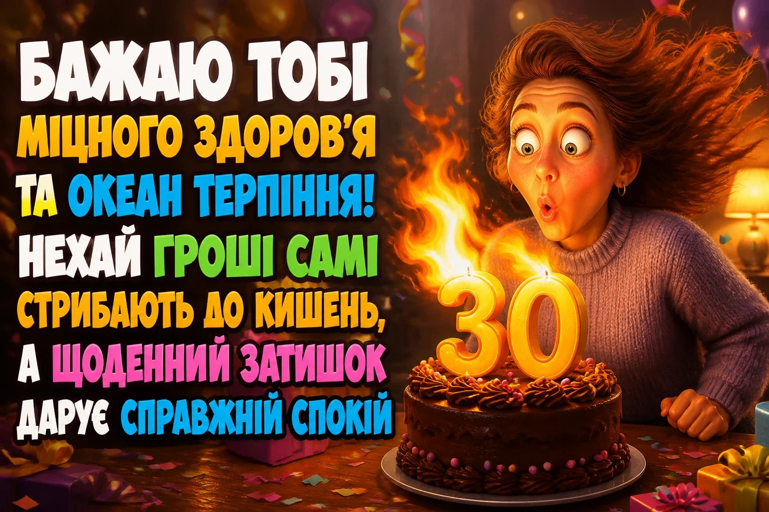 привітання з 30 річчям