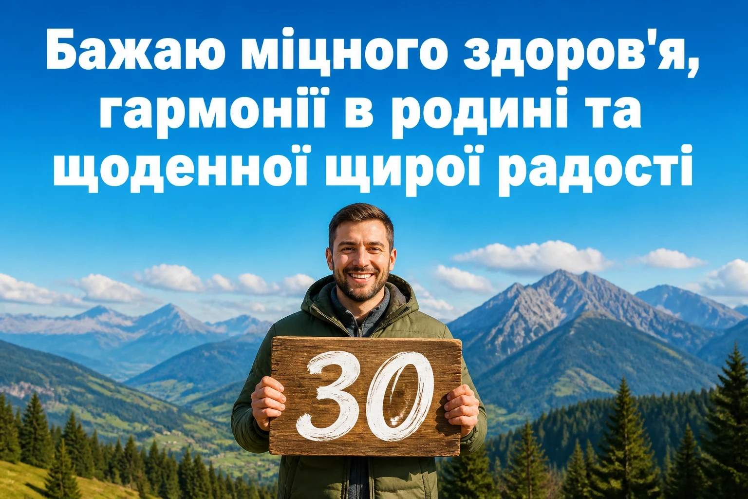 привітання з 30 річчям