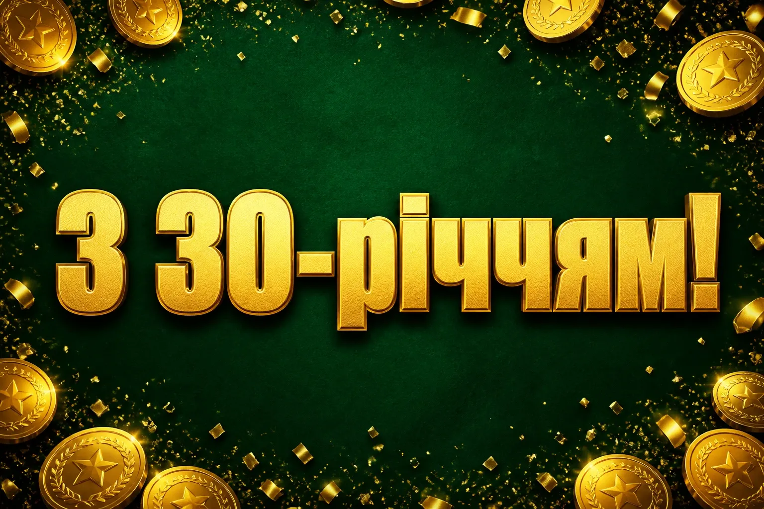 привітання з 30 річчям
