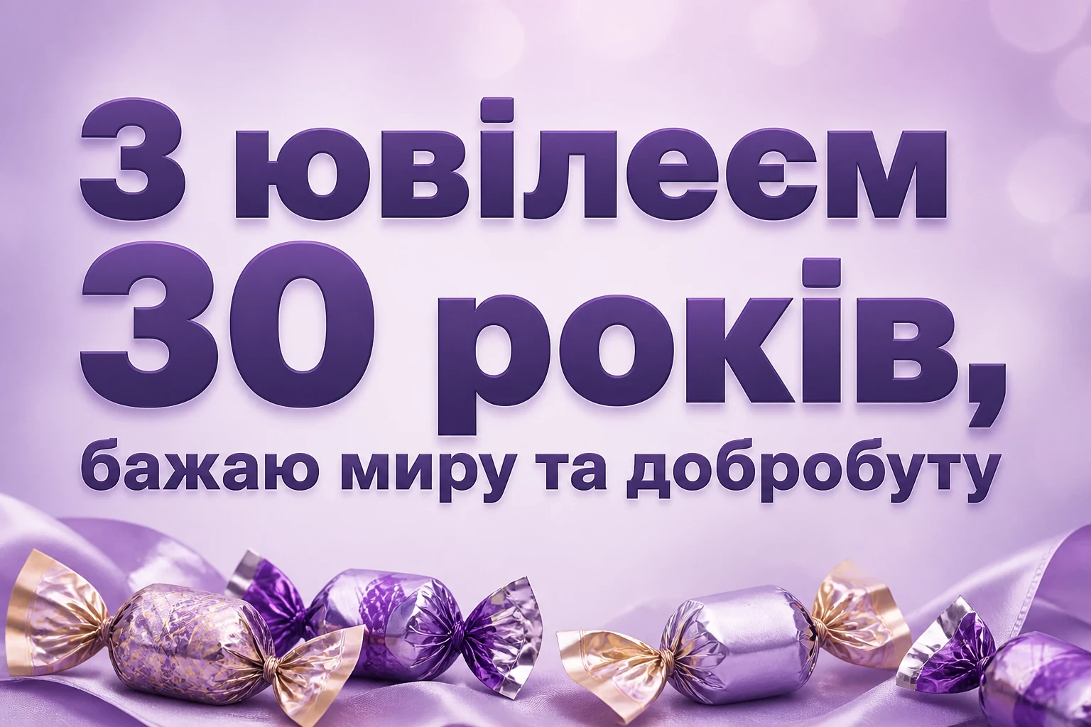 привітання з 30 річчям