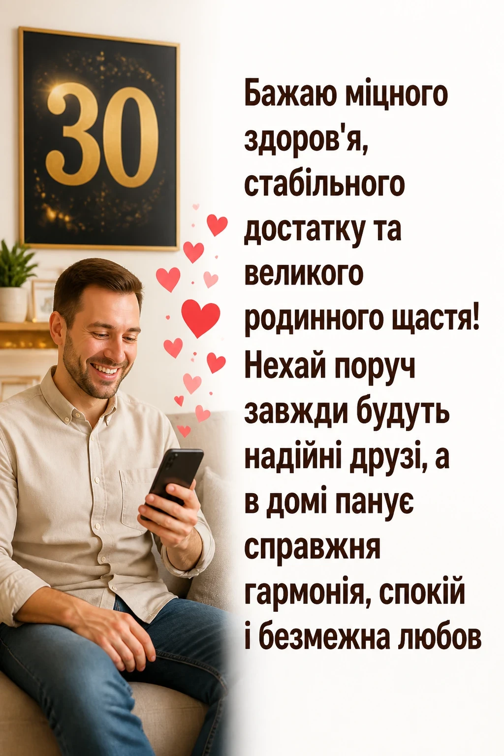 привітання з 30 річчям