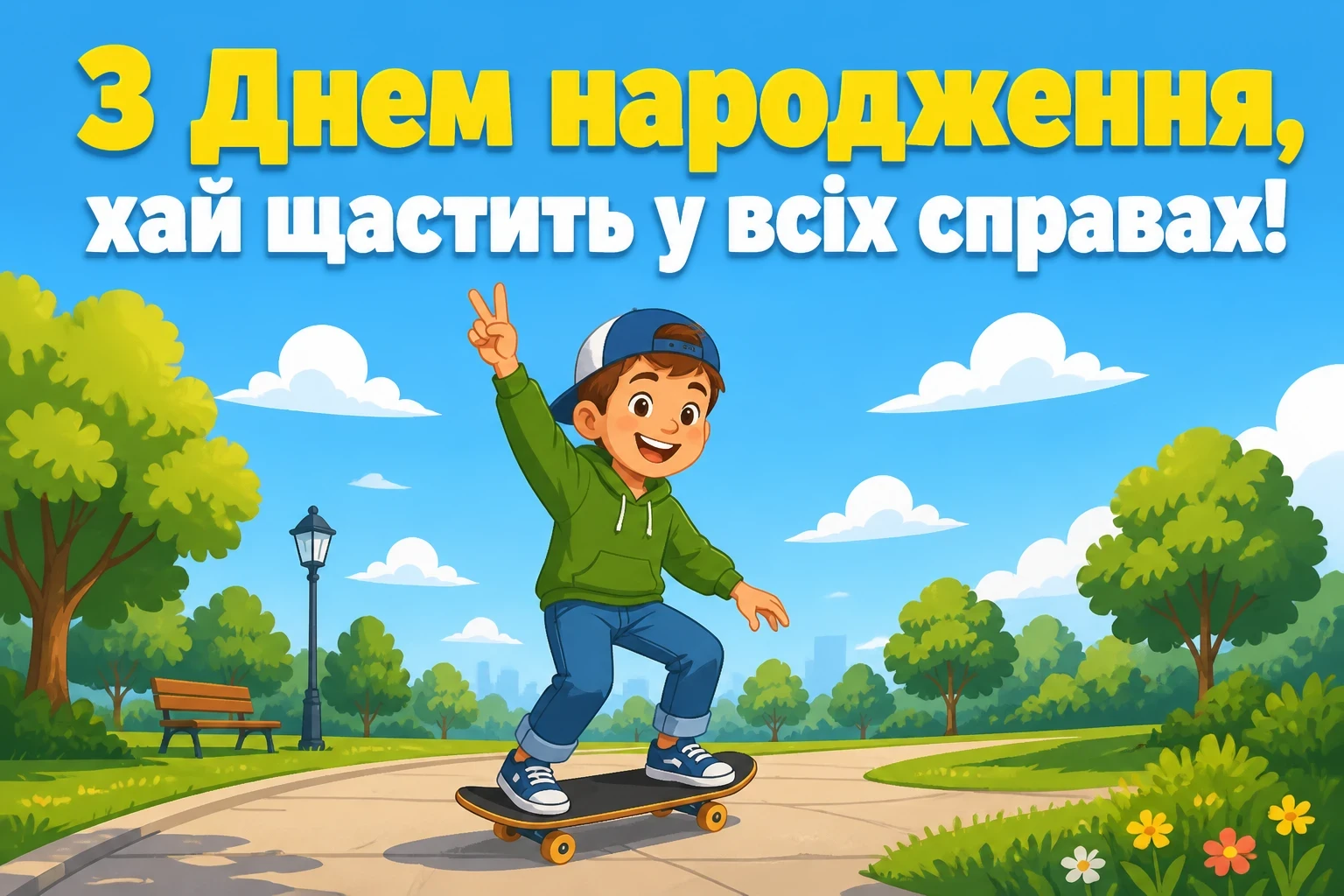 привітання онука з днем народження