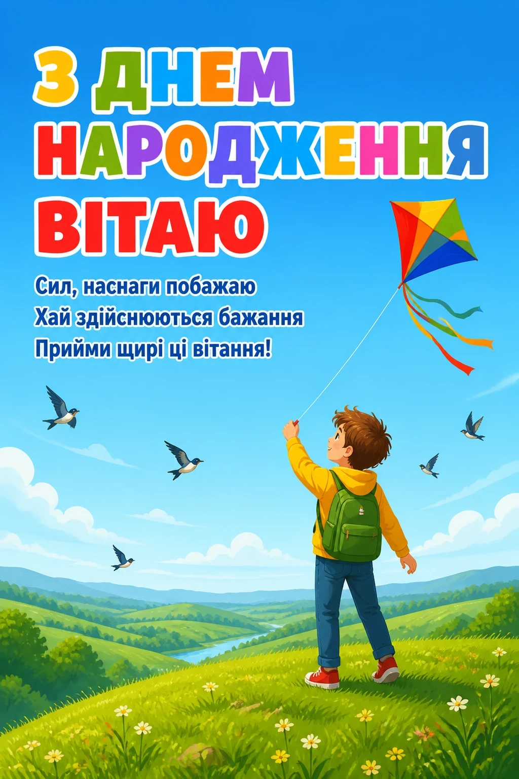 привітання онука з днем народження