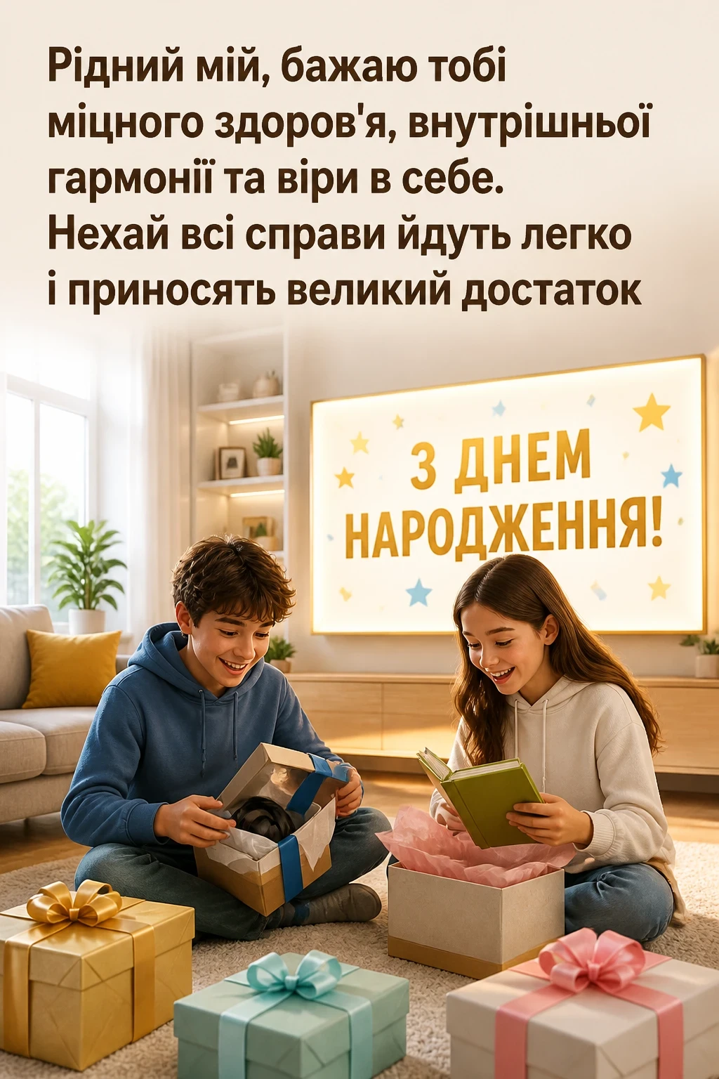 привітання з днем народження брату від сестри