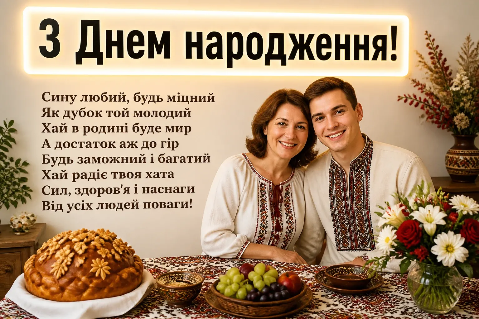 привітання з днем народження для сина від мами привітання з днем народження для сина від мами