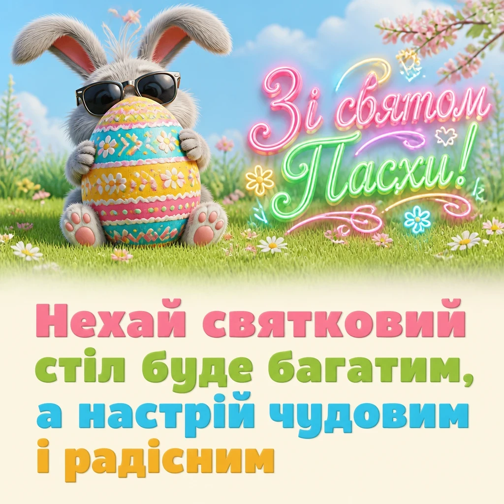 зі святом пасхи привітання