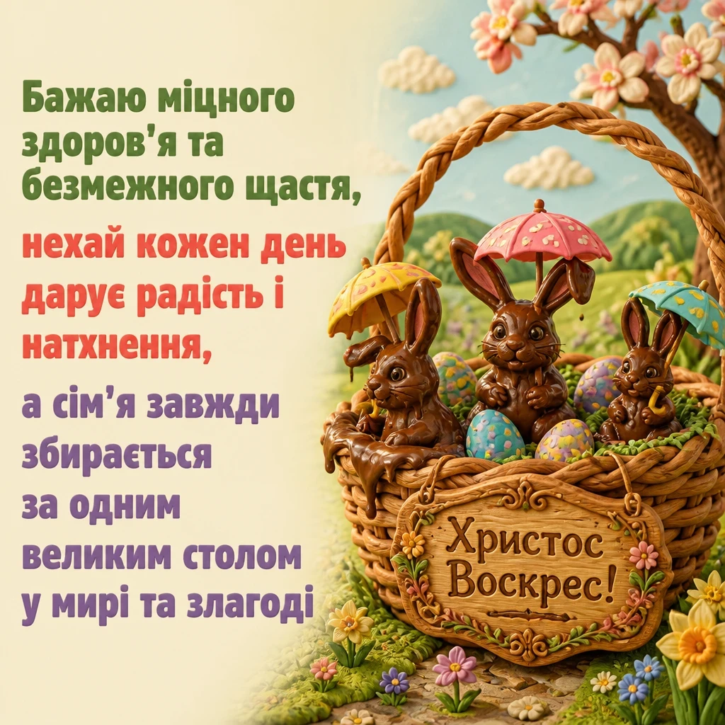 зі святом пасхи привітання