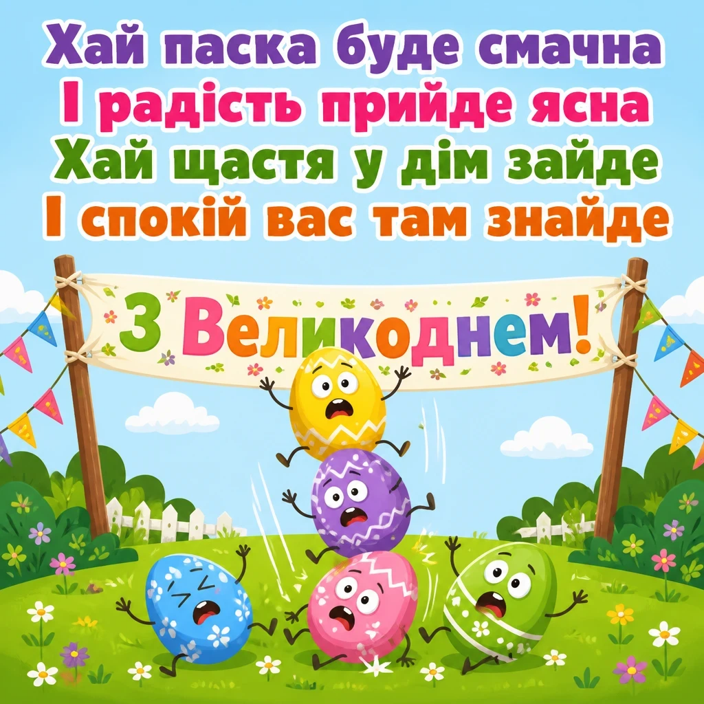 зі святом пасхи привітання