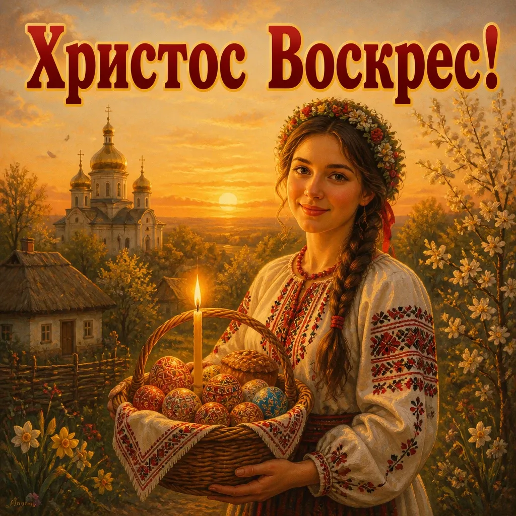 зі святом пасхи привітання