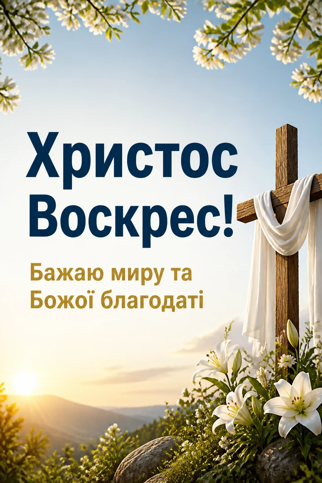 зі святом пасхи привітання