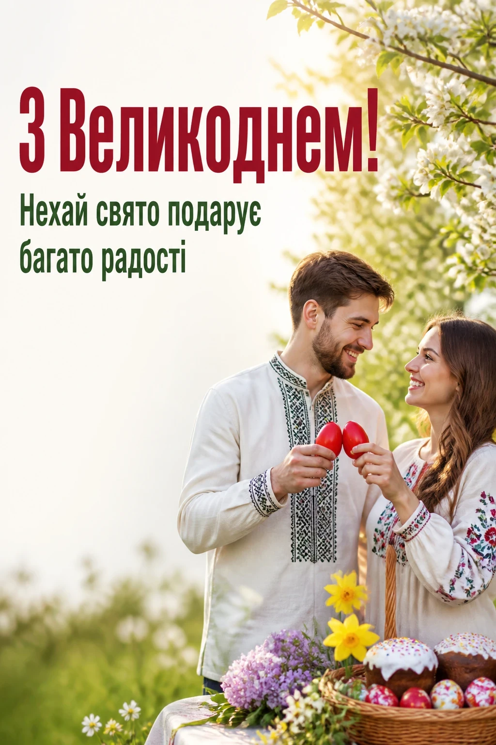 зі святом пасхи привітання