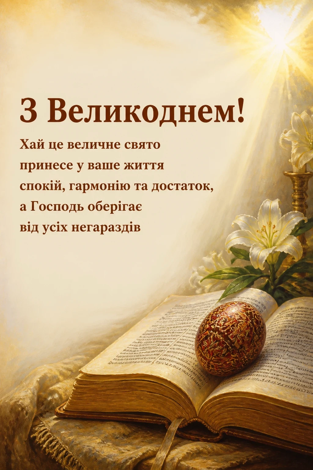 зі святом пасхи привітання