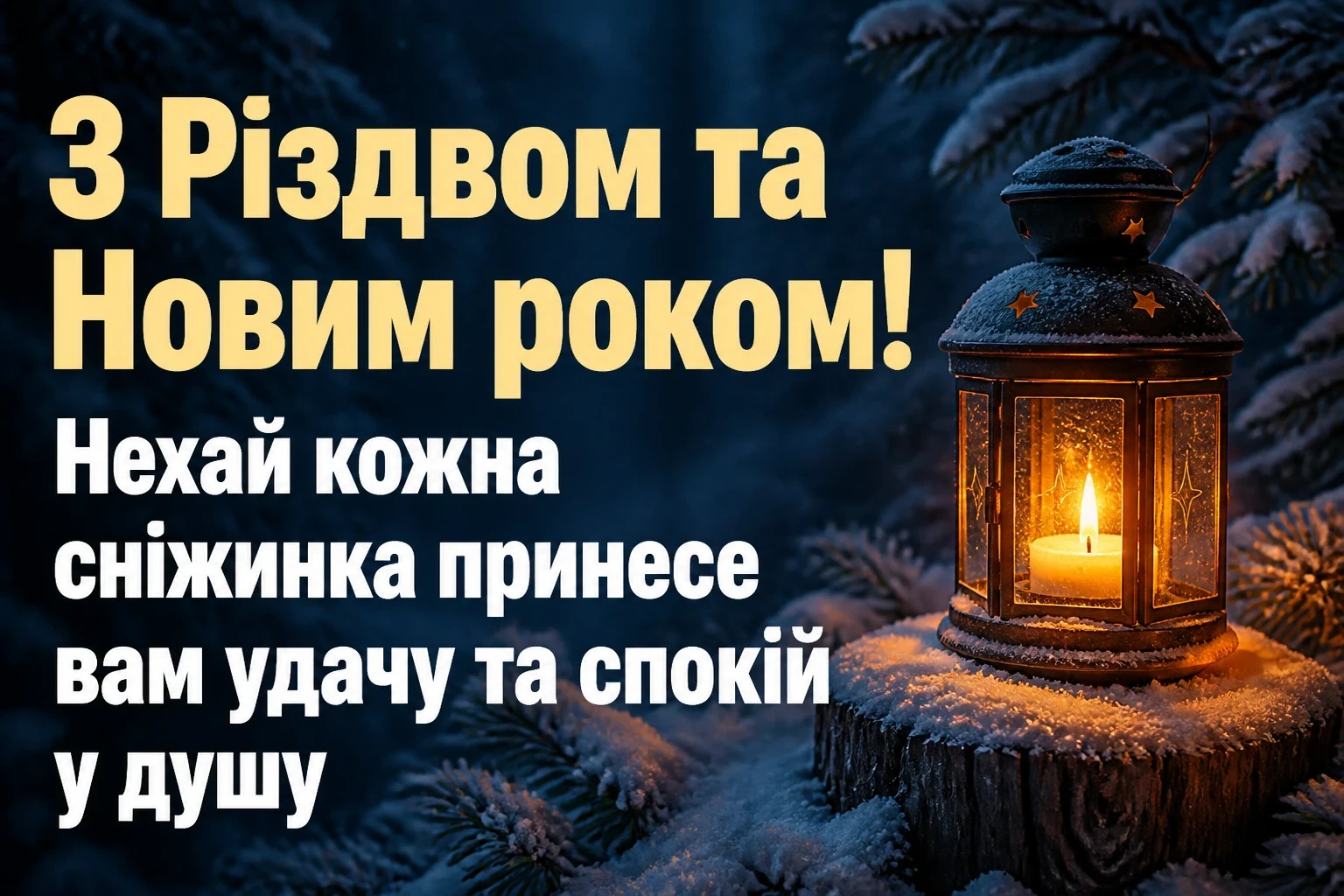 гарні привітання з різдвом та новим роком