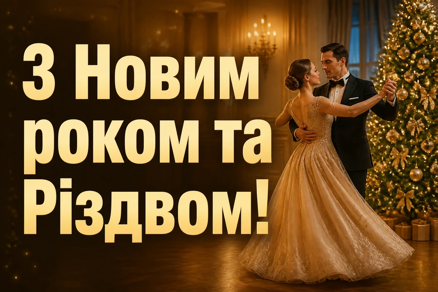 гарні привітання з різдвом та новим роком