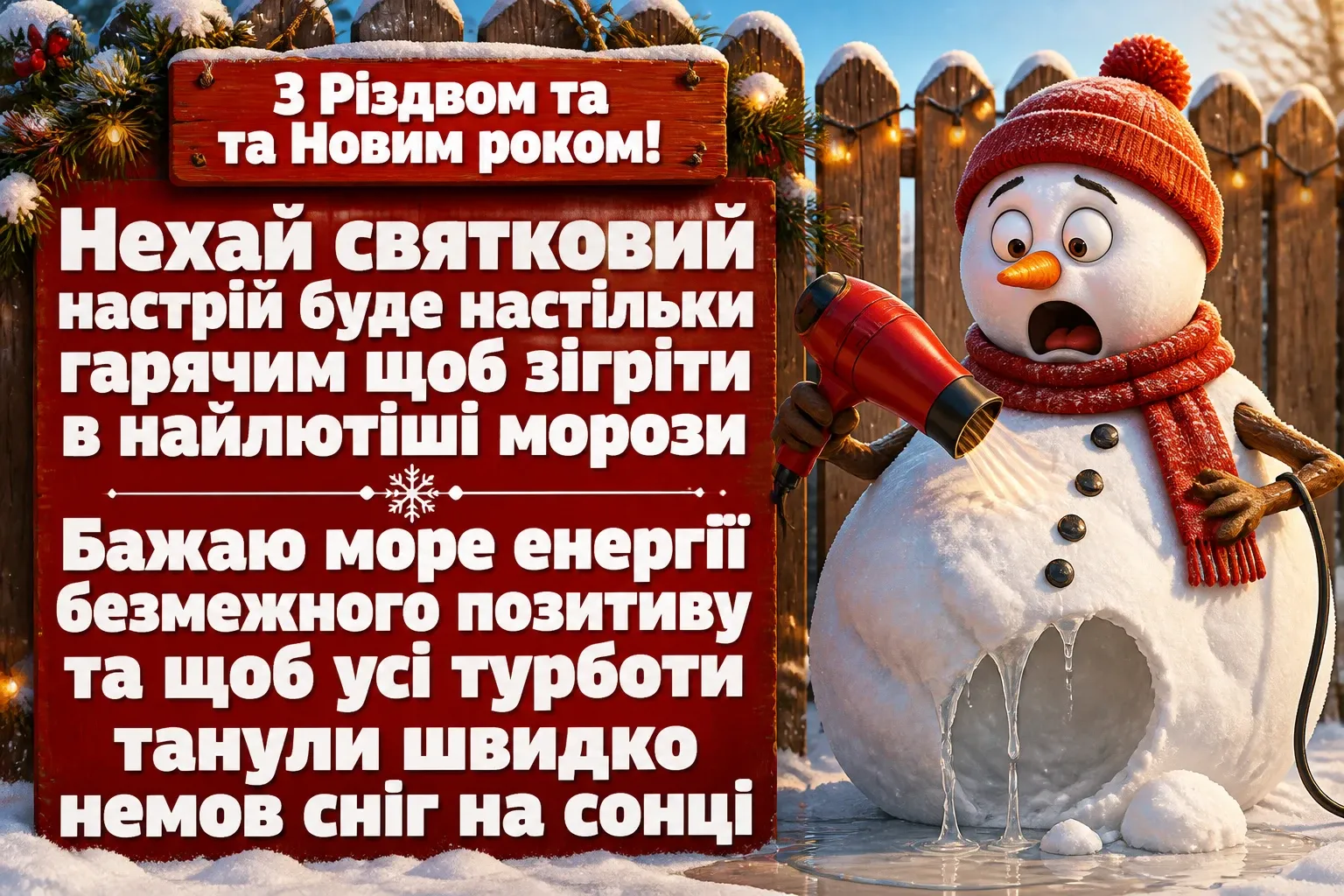 гарні привітання з різдвом та новим роком