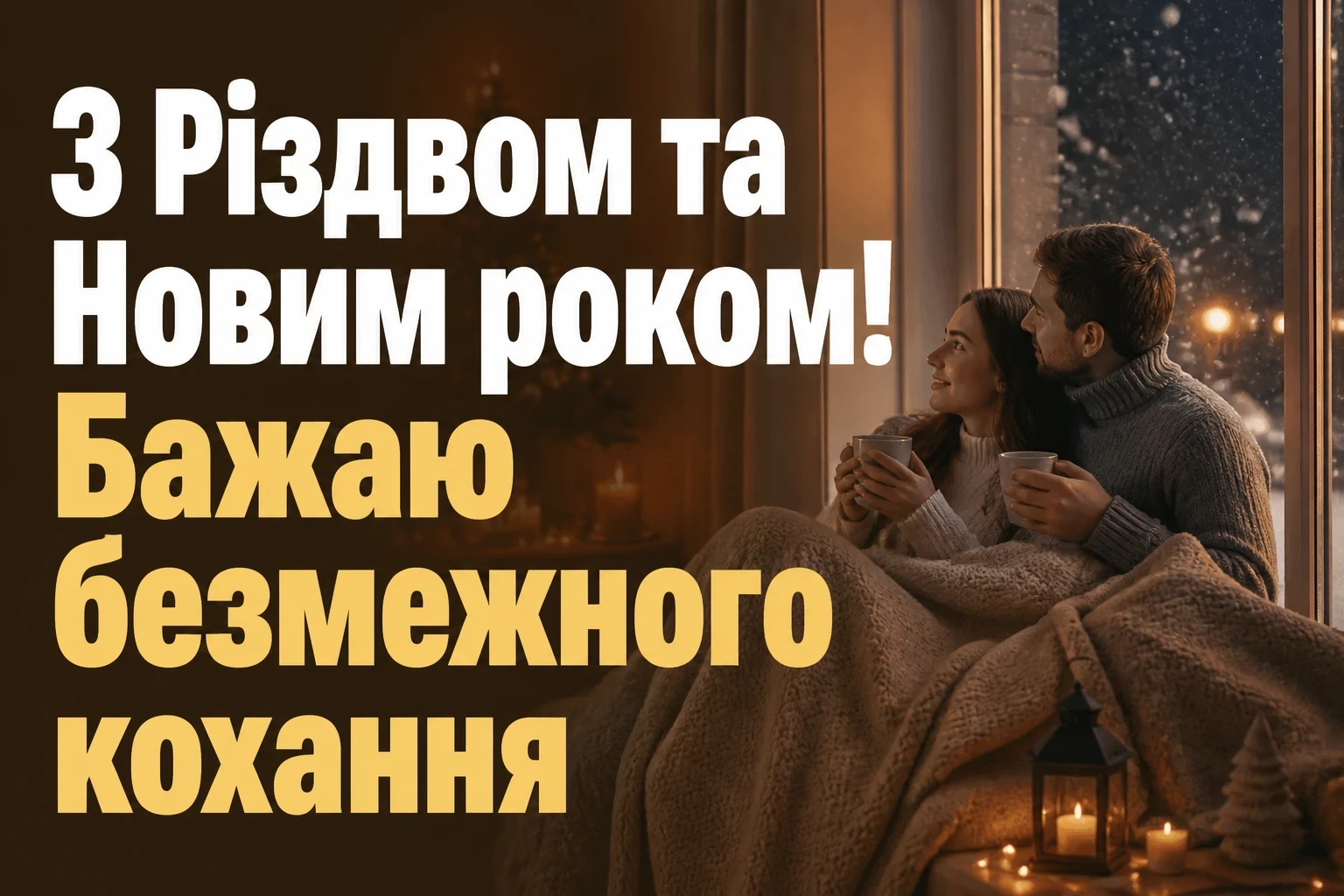 гарні привітання з різдвом та новим роком