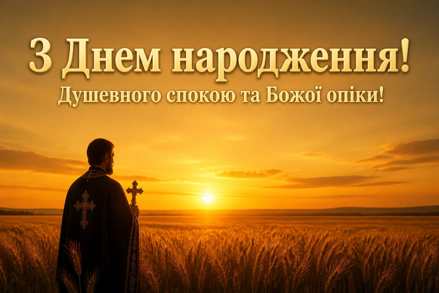 привітання з днем народження священика своїми словами