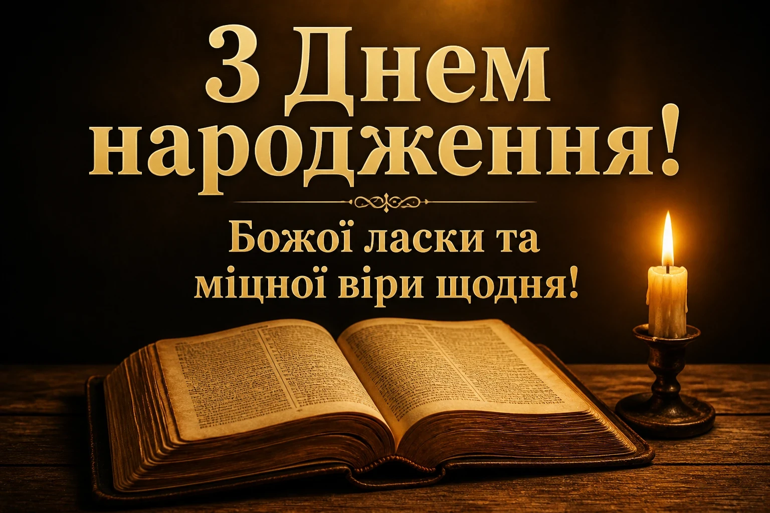 привітання з днем народження священика своїми словами
