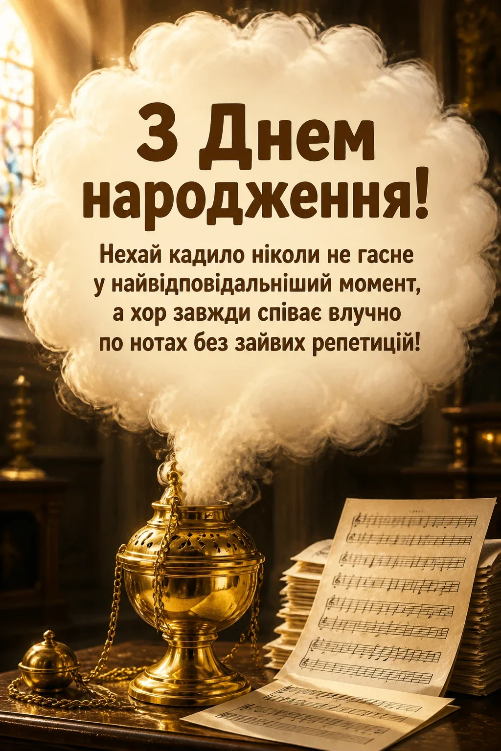 привітання з днем народження священика своїми словами