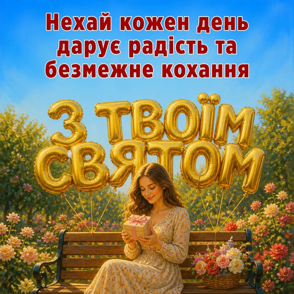 привітання жінці своїми словами