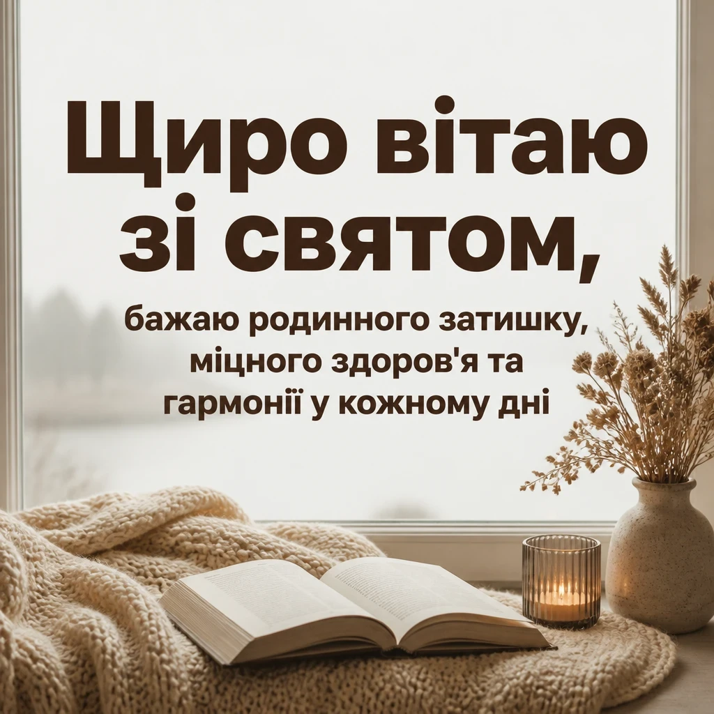привітання жінці своїми словами