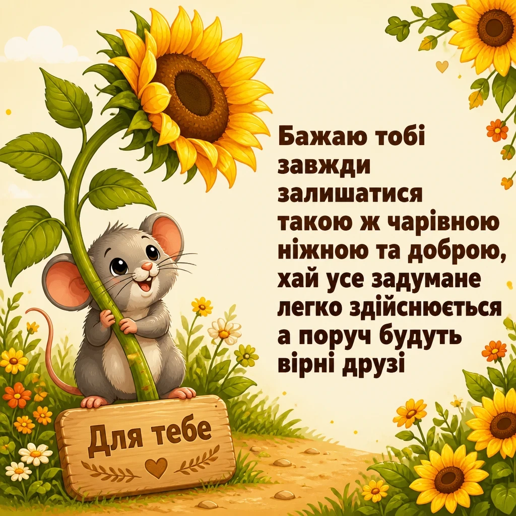 привітання жінці своїми словами