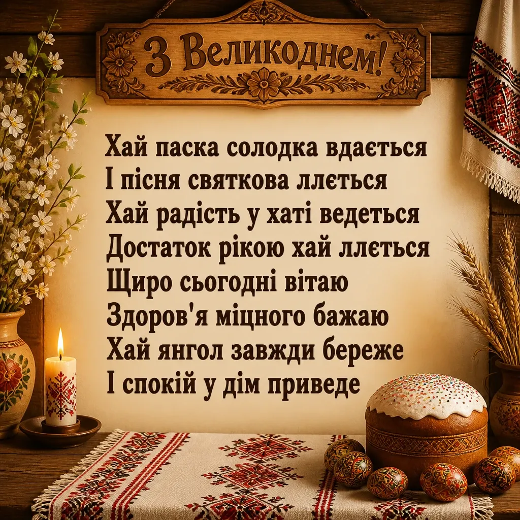 привітання з великоднем у віршах привітання з великоднем у віршах