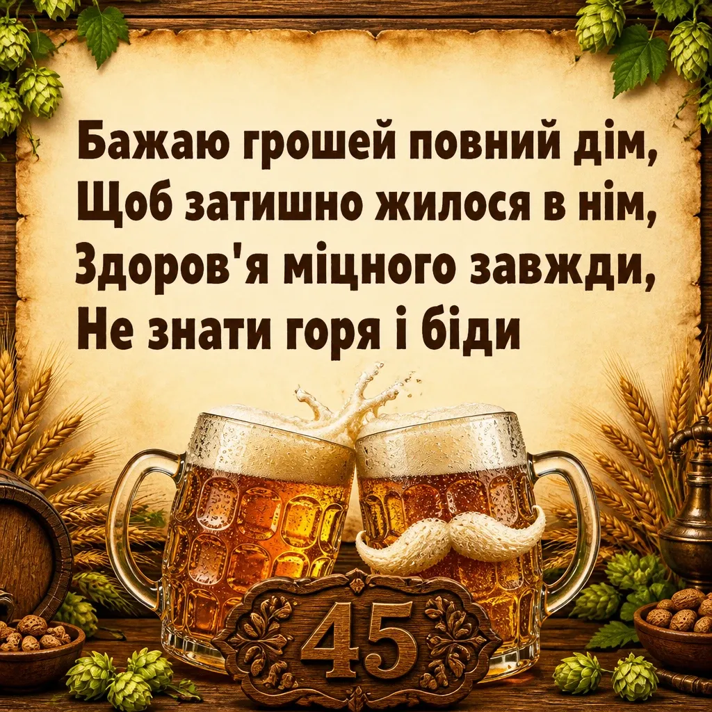 привітання 45 років чоловіку прикольні привітання 45 років чоловіку прикольні