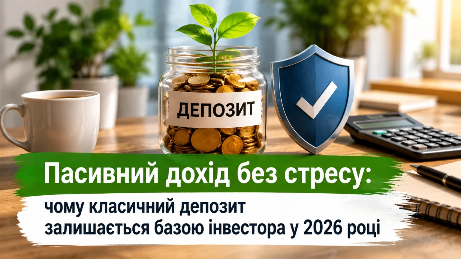 Пасивний дохід без стресу: чому класичний депозит залишається базою інвестора у 2026 році