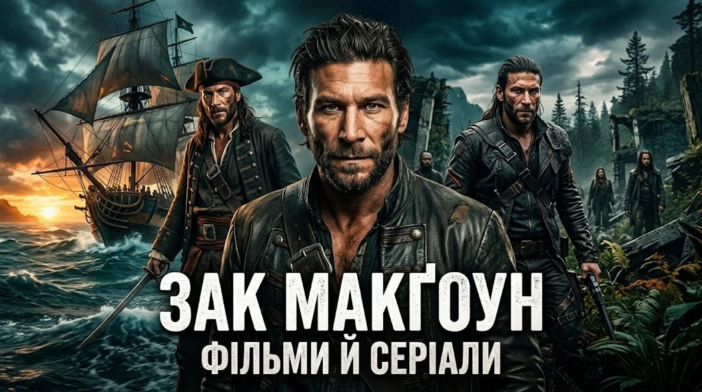 Повна фільмографія Зака Макгоуна: фільми й серіали