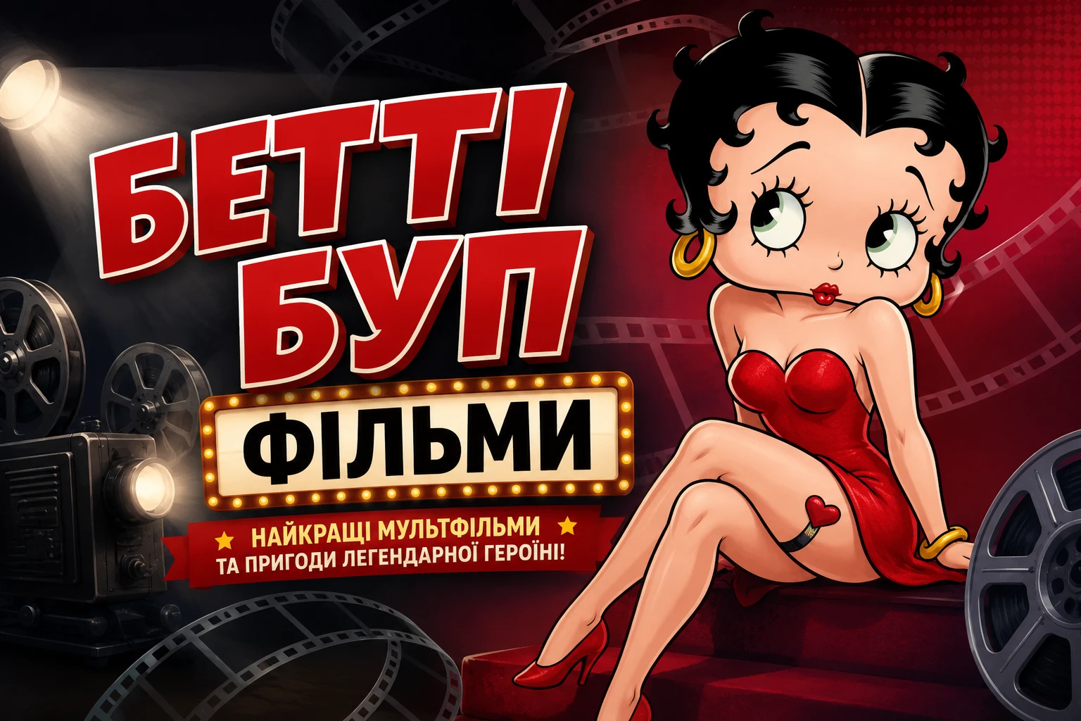 Повний список фільмів з Бетті Буп