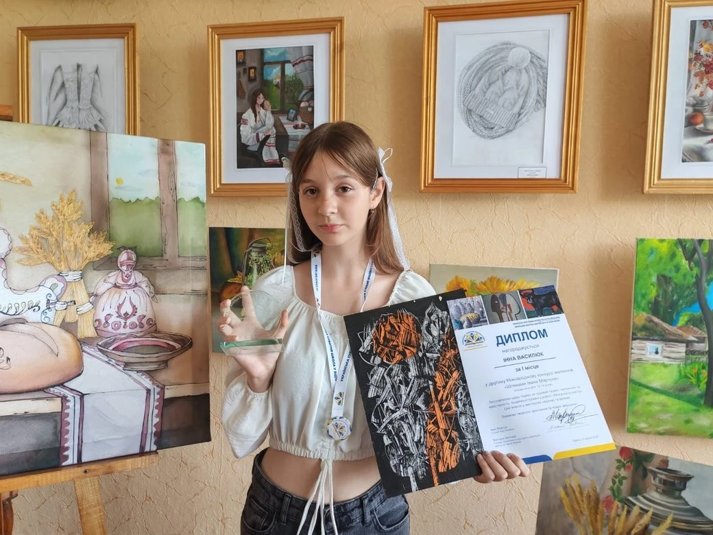 Юна мешканка Сумщини здобула першість на престижному художньому турнірі в Австрії